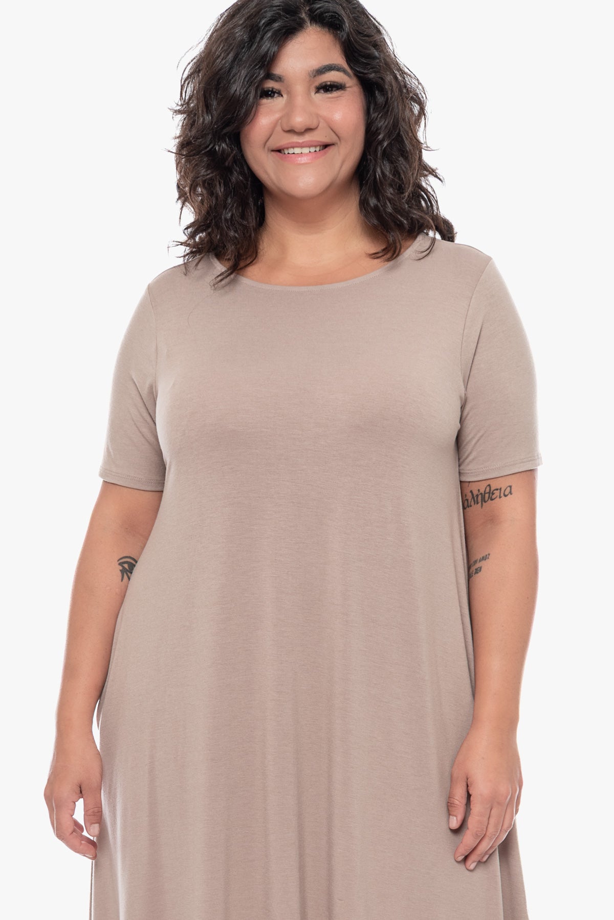 שמלת BUNNY שרוול קצר