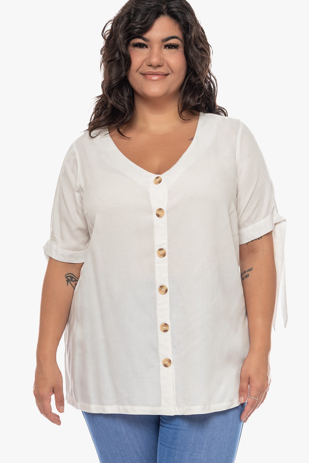 חולצה PERLA לבנה