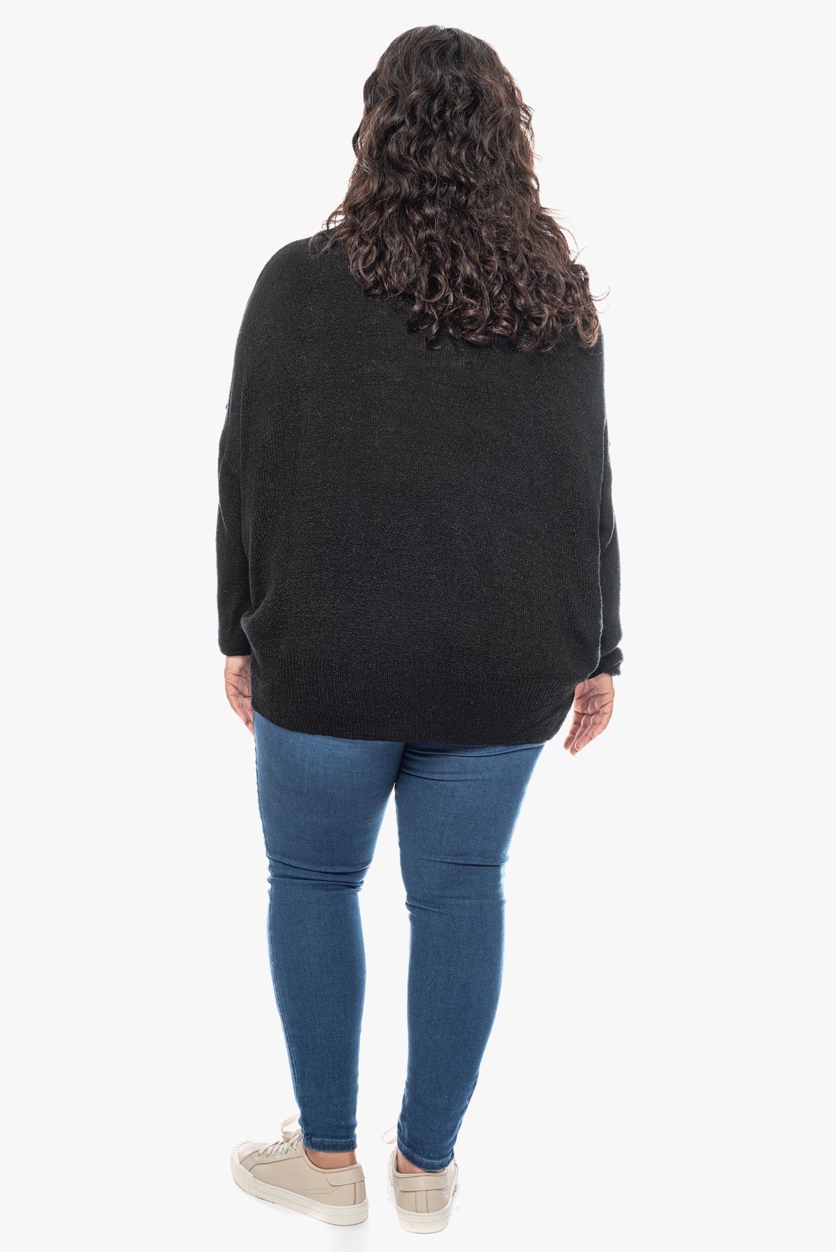 חולצת סריג SOFIE שחורה