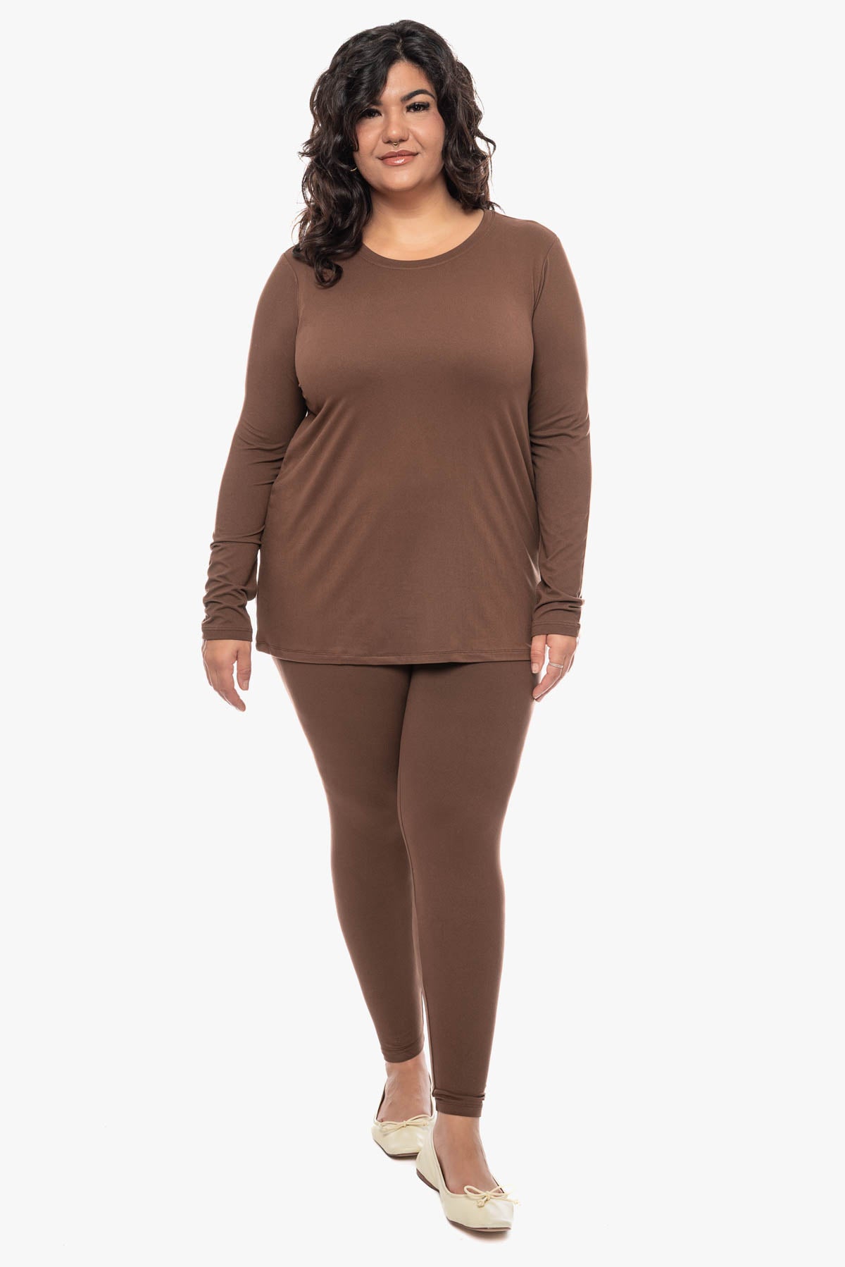 סט ELAINE (חולצה + טייץ) תרמי