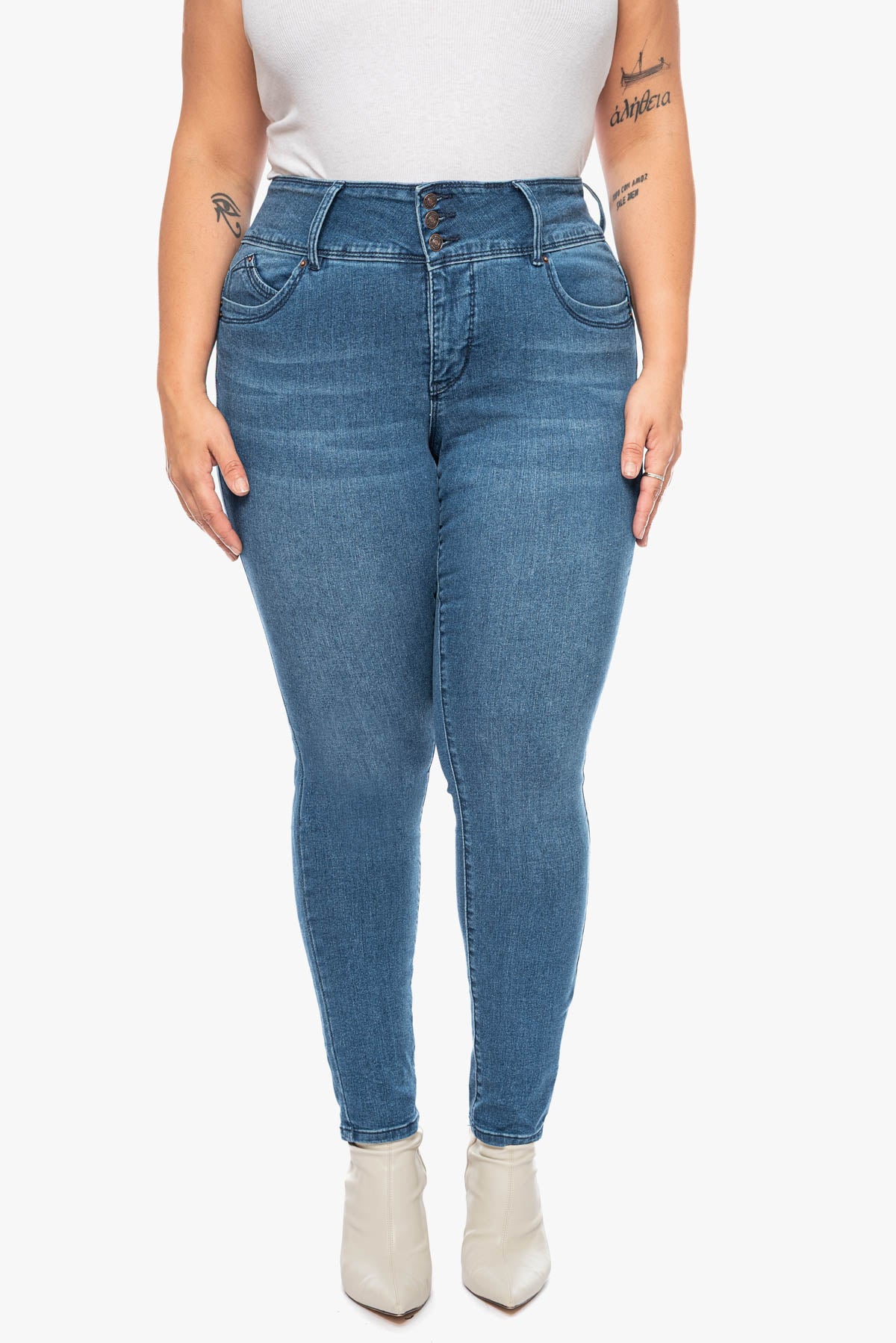 ג'ינס KARLY דנם כהה