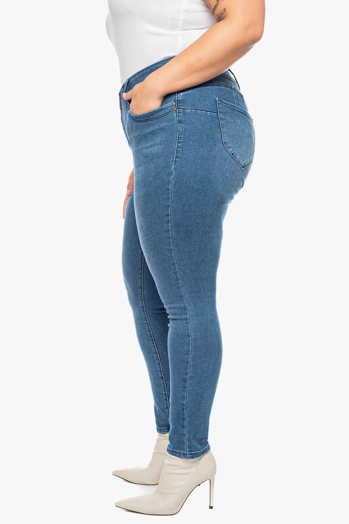 ג'ינס KARLY דנם כהה