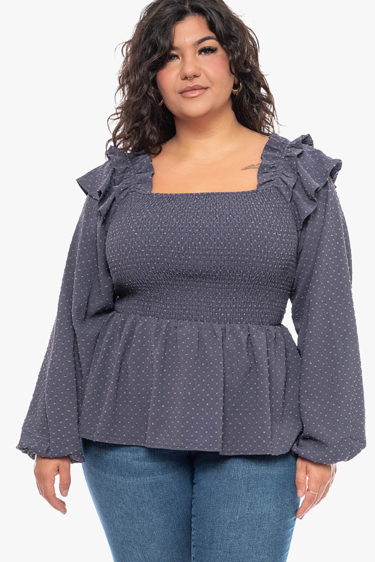 חולצת פפלום CORDELIA