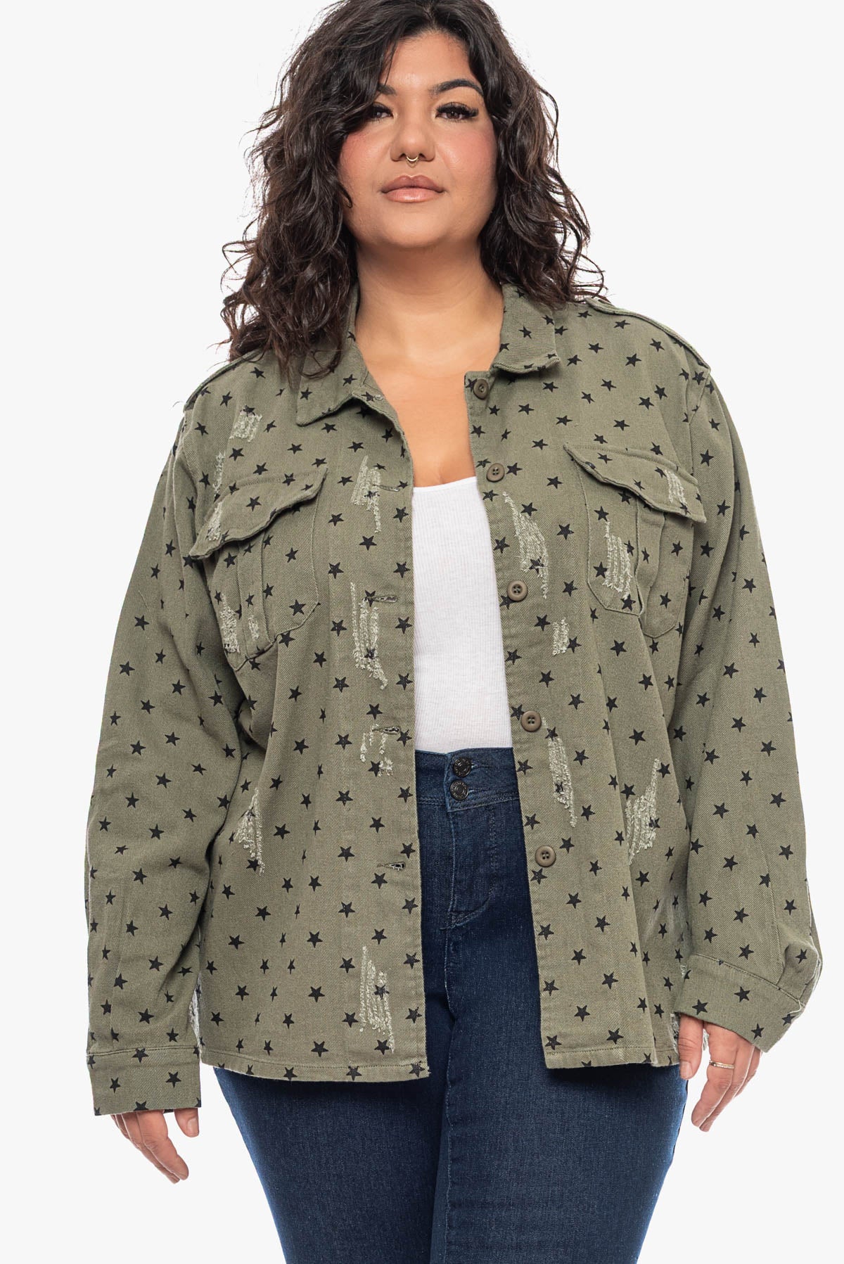 ג'קט TRISHA כוכבים