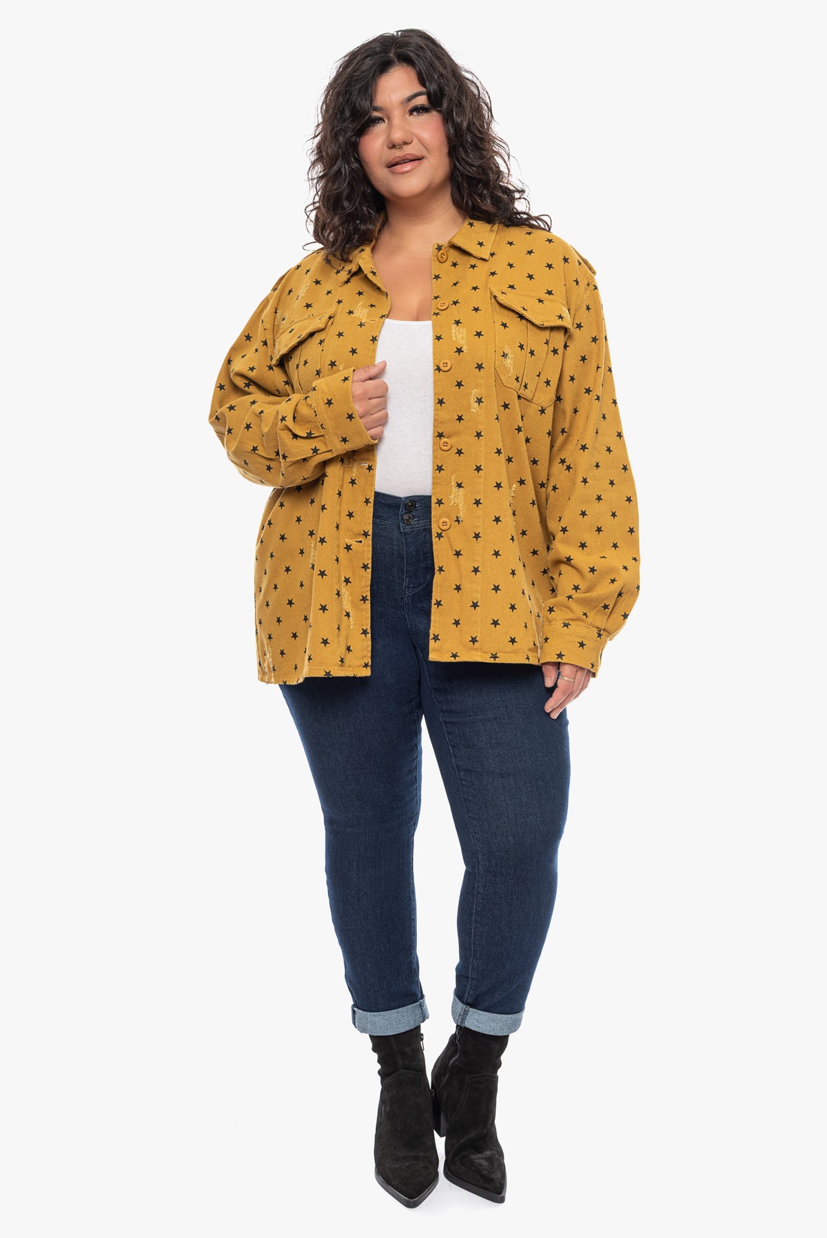 ג'קט TRISHA כוכבים