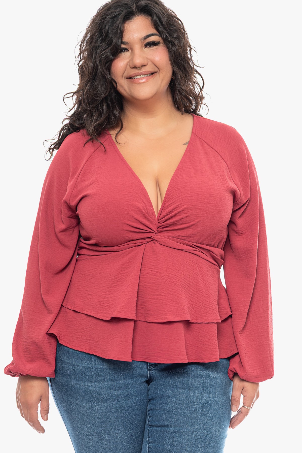 חולצה ZARA אדומה