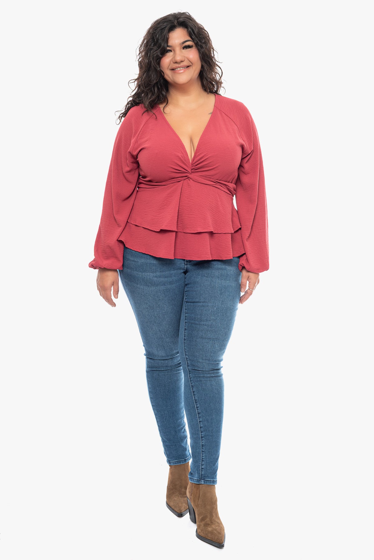 חולצה ZARA אדומה