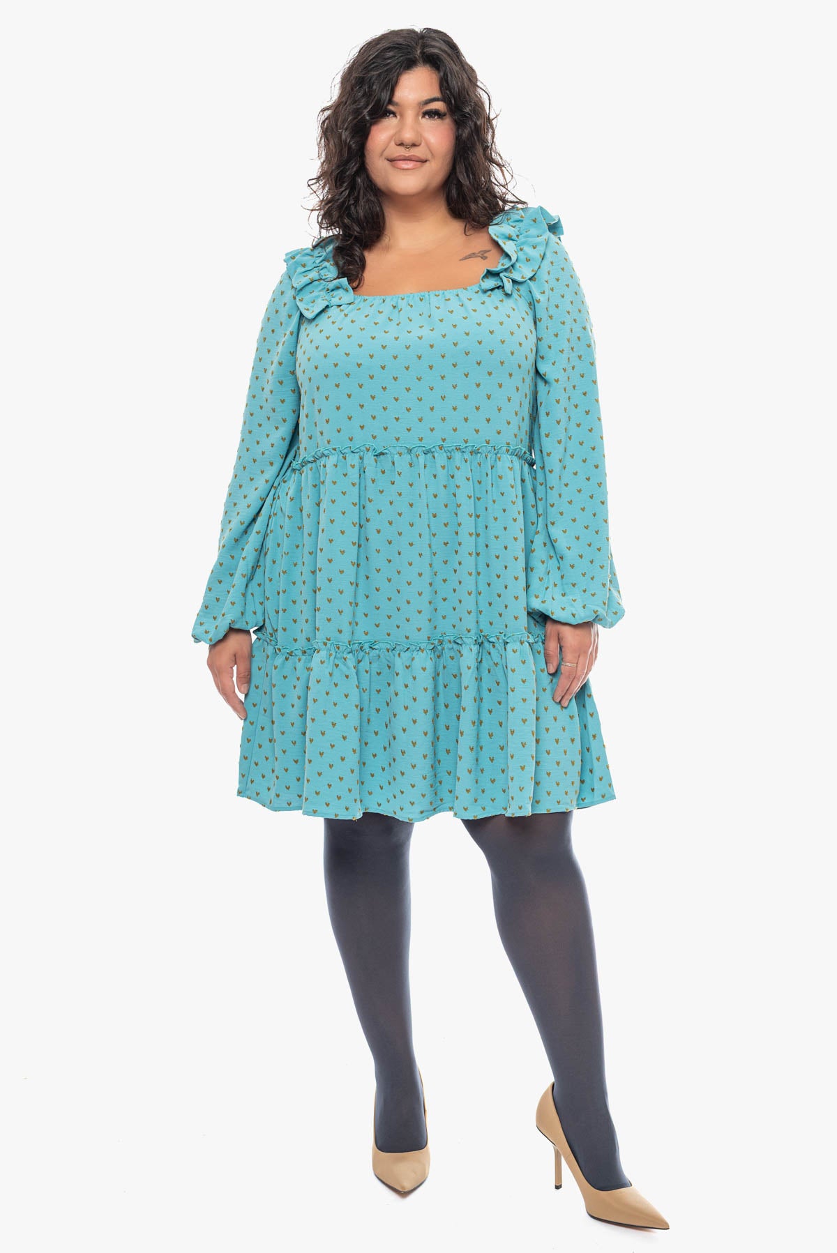 שמלה DAHLIA טורקיז