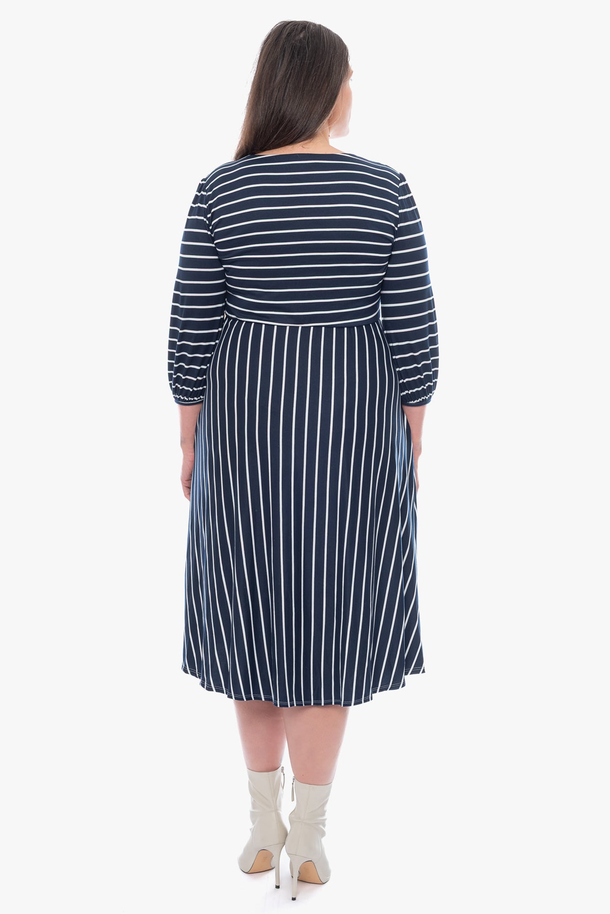 שמלת פסים BLAKELY נייבי