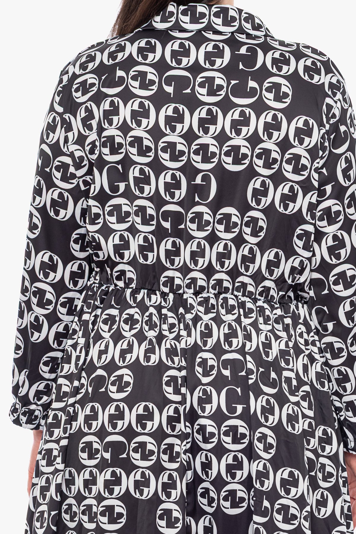 שמלה MICHELLE שחור/לבן