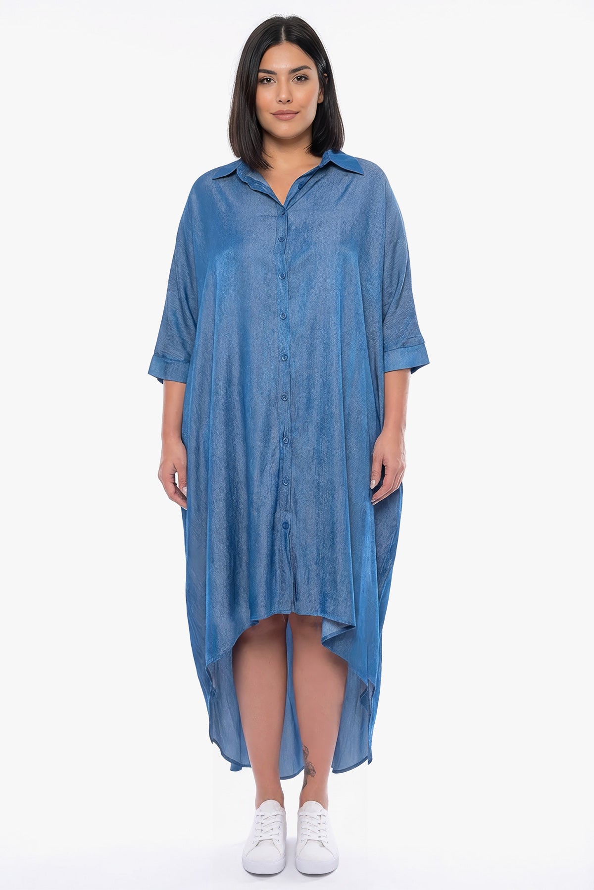 שמלה ABBEY דנם כהה