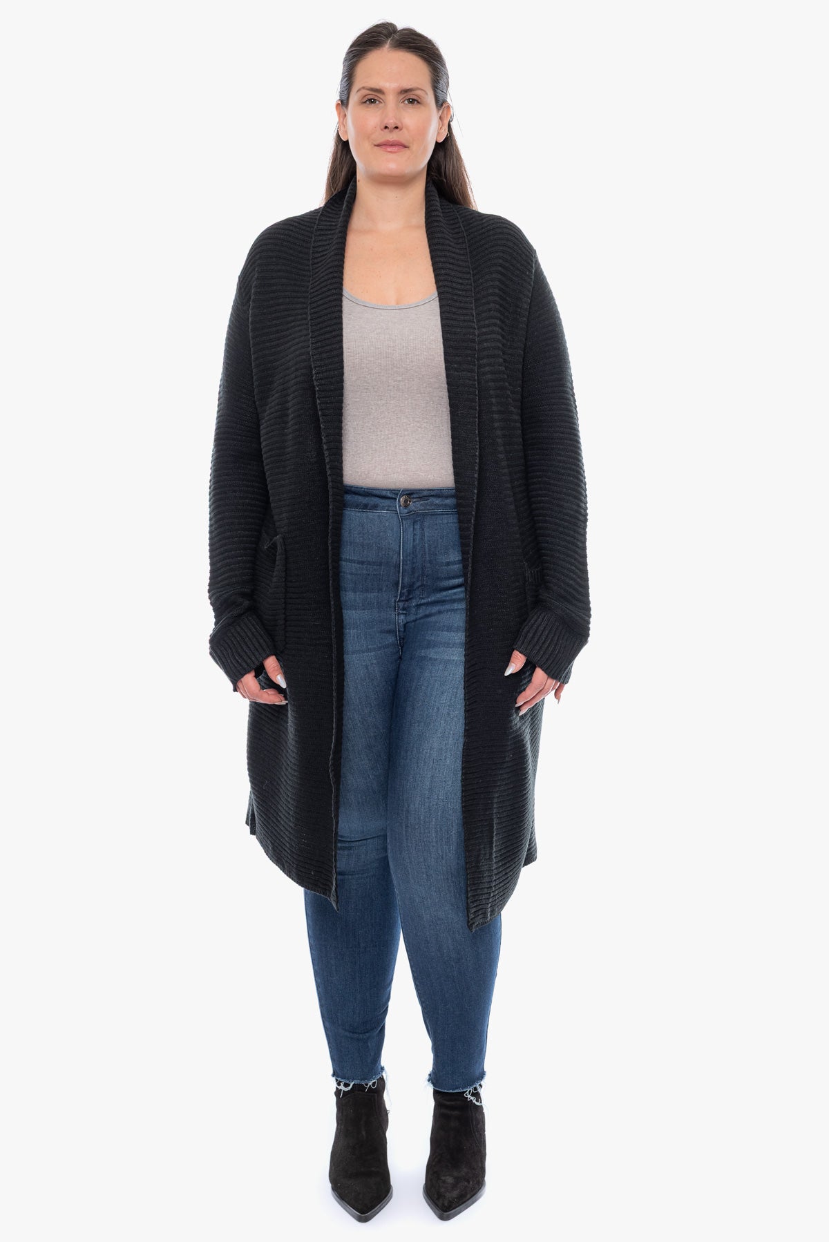 קרדיגן סריג VIVIAN שחור
