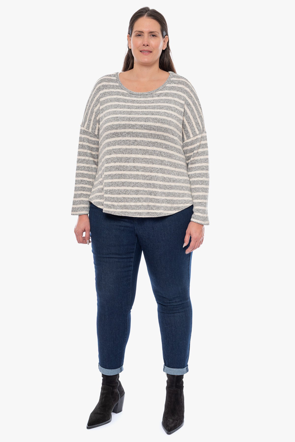 חולצת סריג JULIE פסים