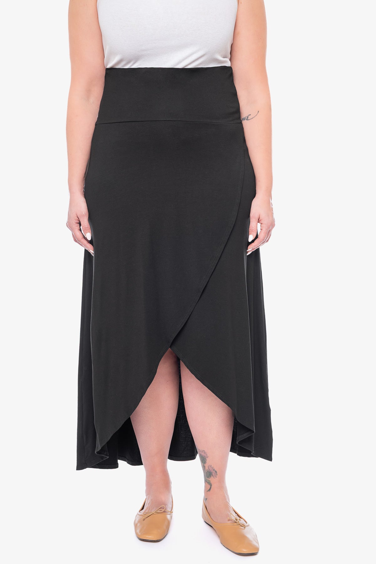 חצאית מקסי MAUREEN שחורה