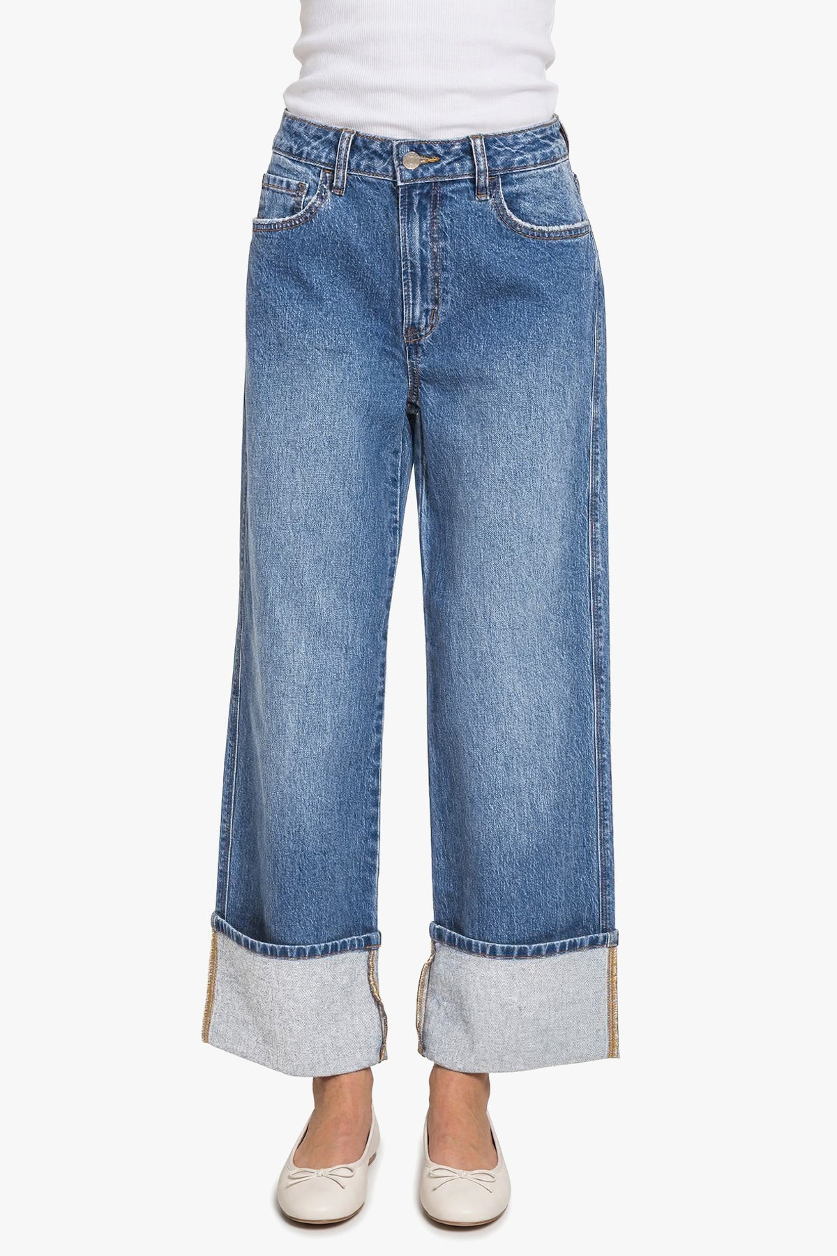 ג'ינס MICHELLE רחב כהה