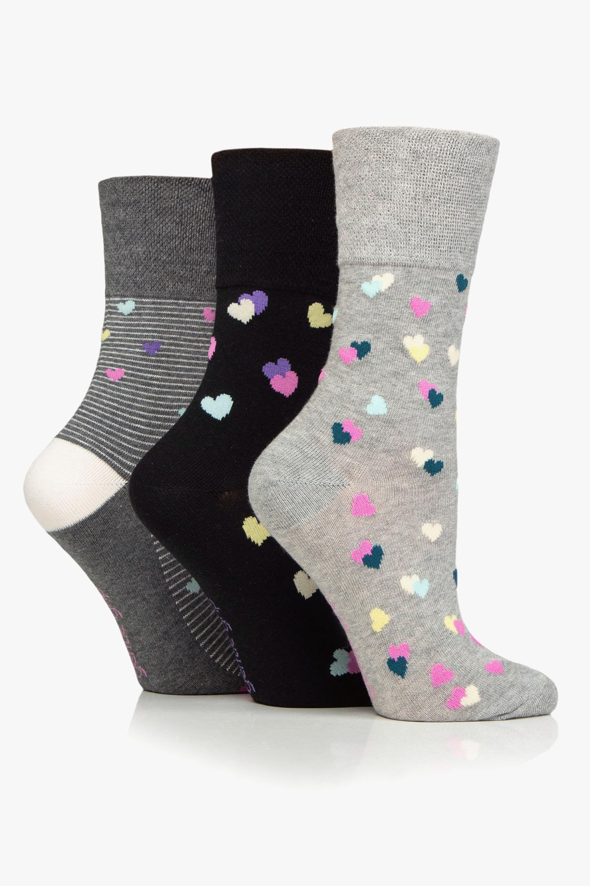 3 גרבי MIKA גומי רחב