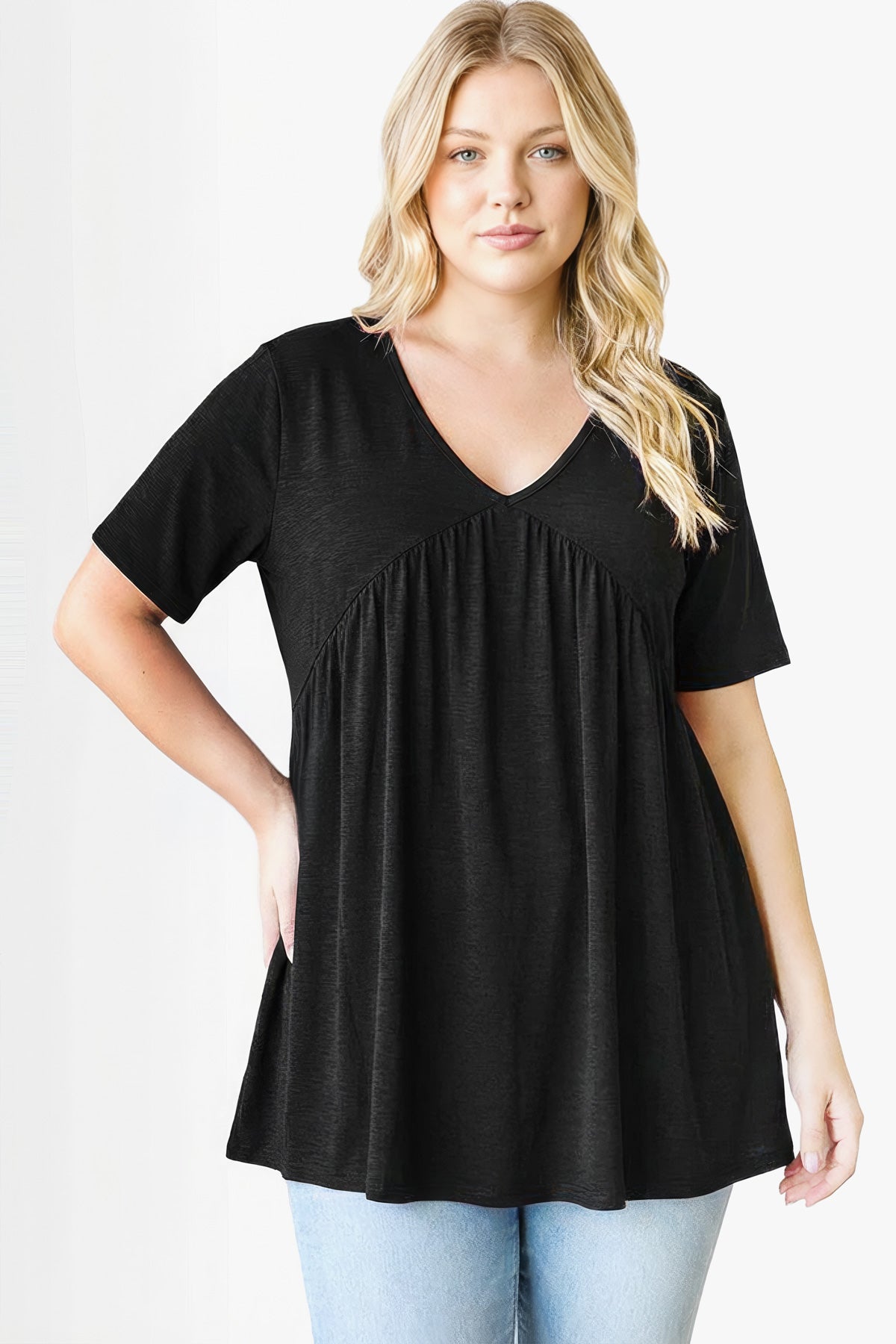 חולצה ADELINA שחורה