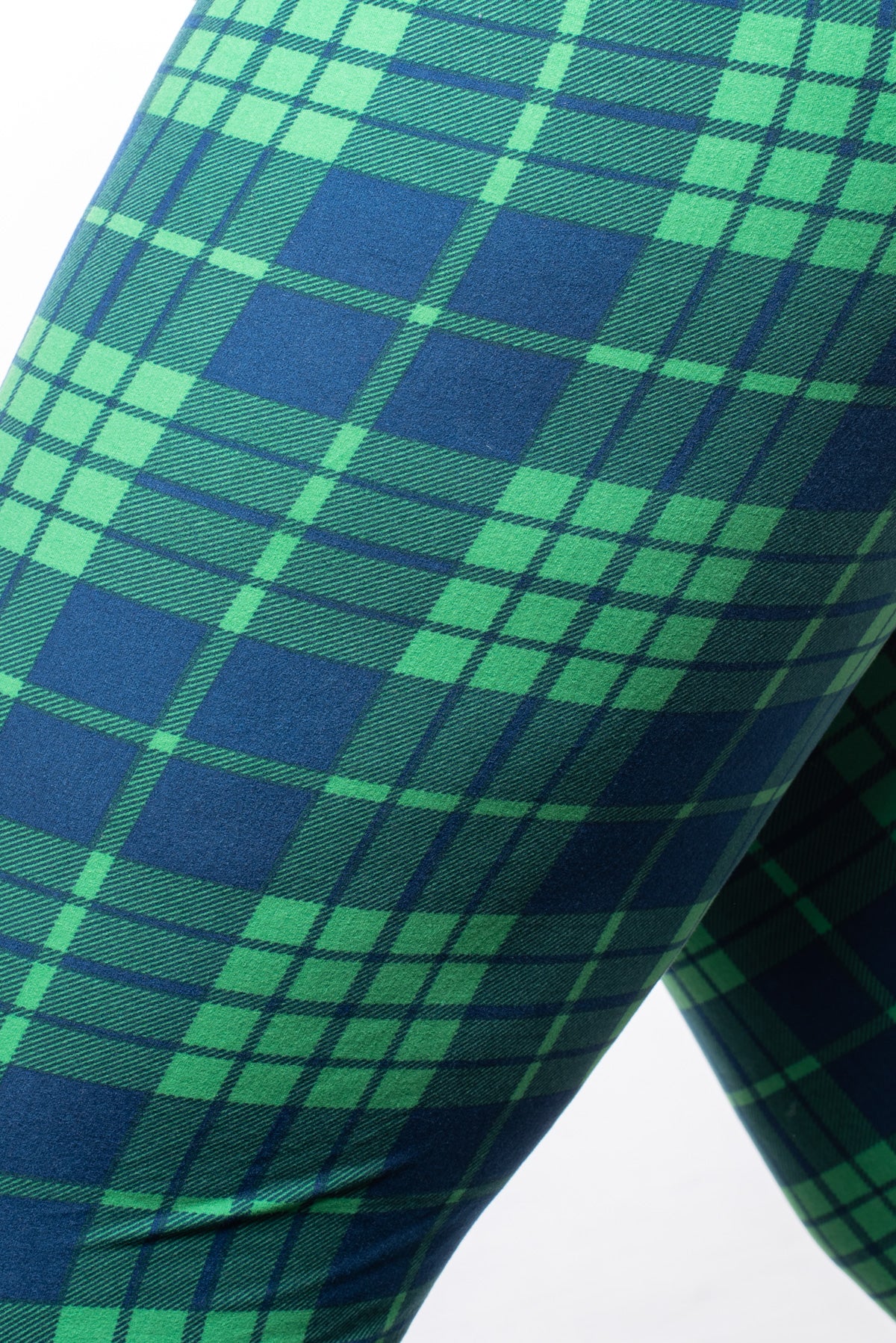 טייץ LILLY משובץ ירוק