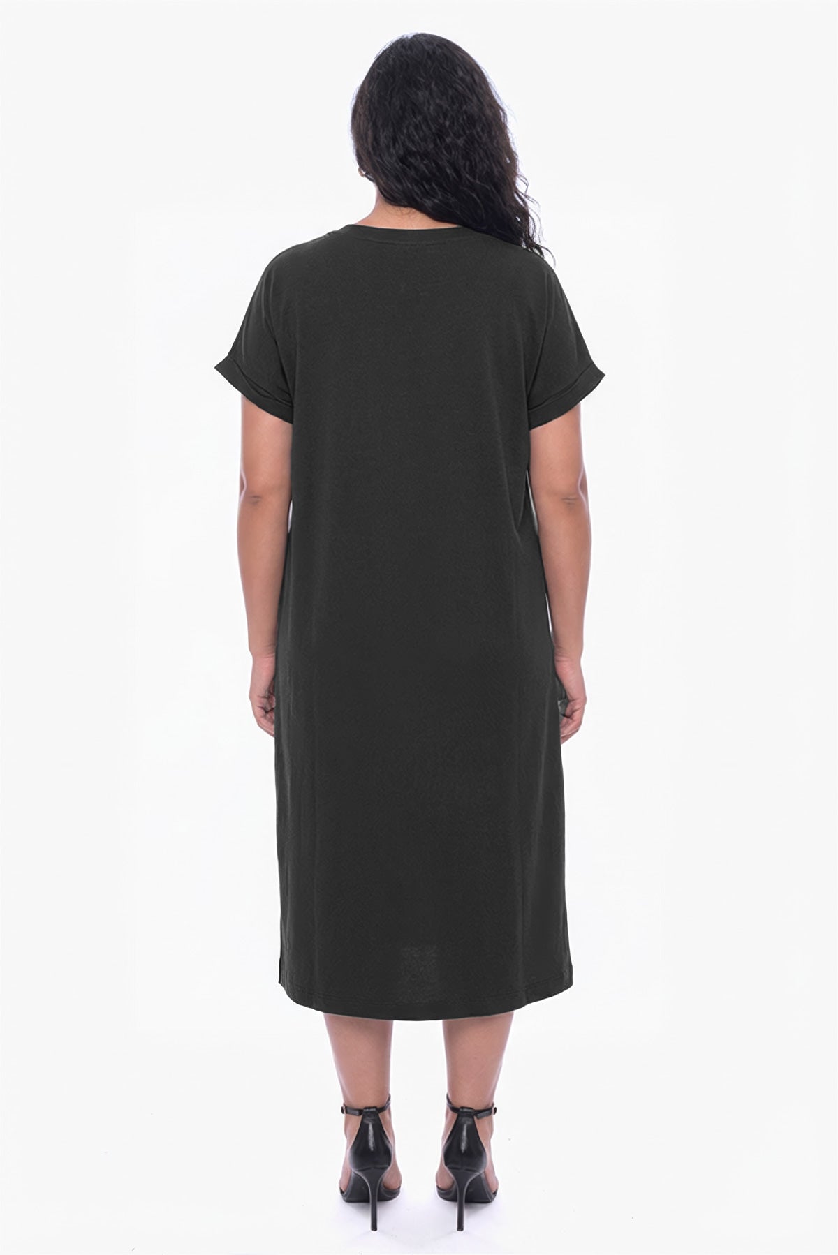 שמלת כותנה JENNI שחורה