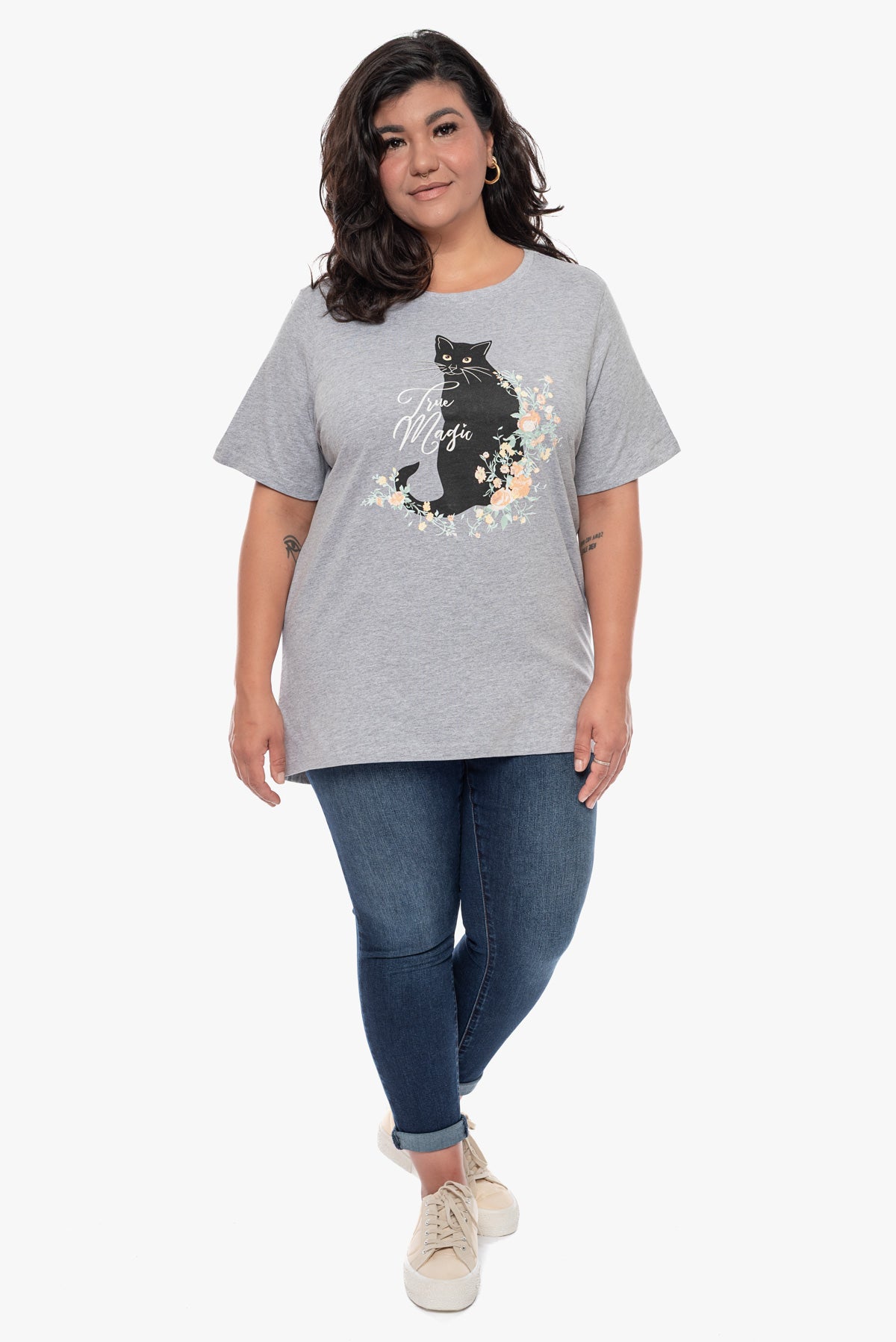 חולצה CAT אפורה