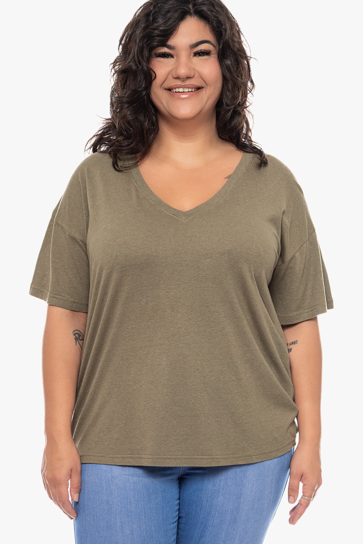 חולצה CAROL ארמי