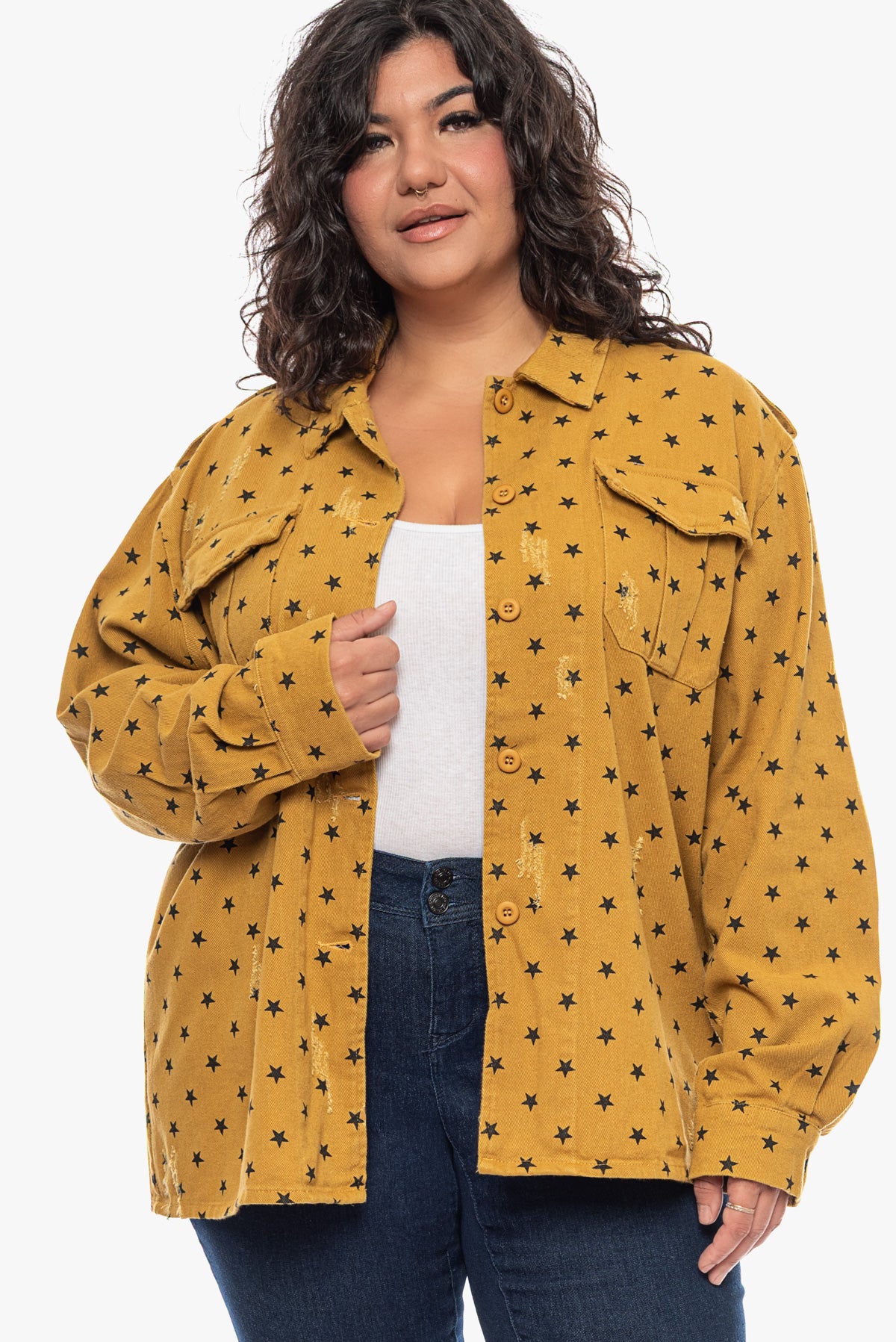 ג'קט TRISHA כוכבים