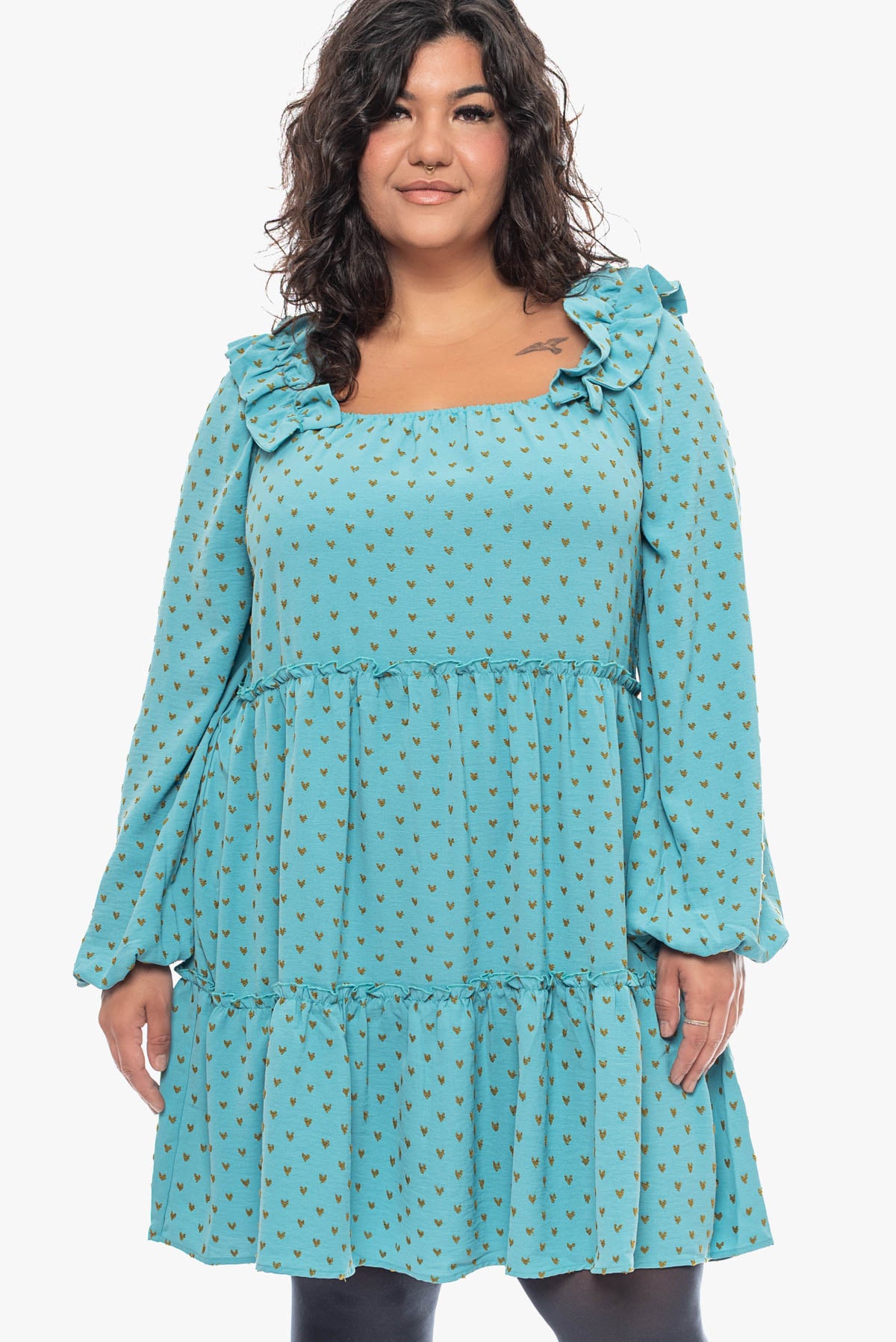 שמלה DAHLIA טורקיז