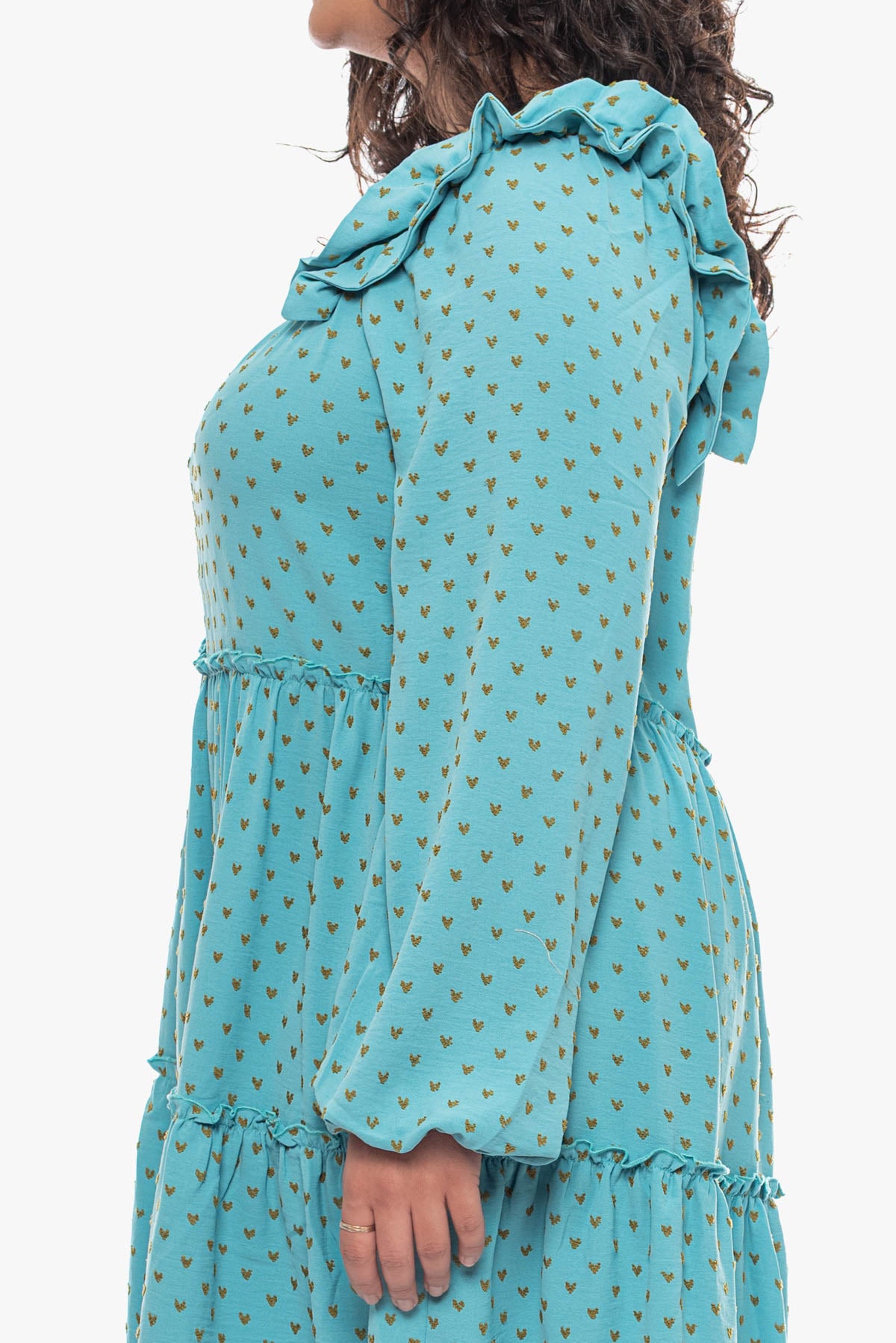 שמלה DAHLIA טורקיז