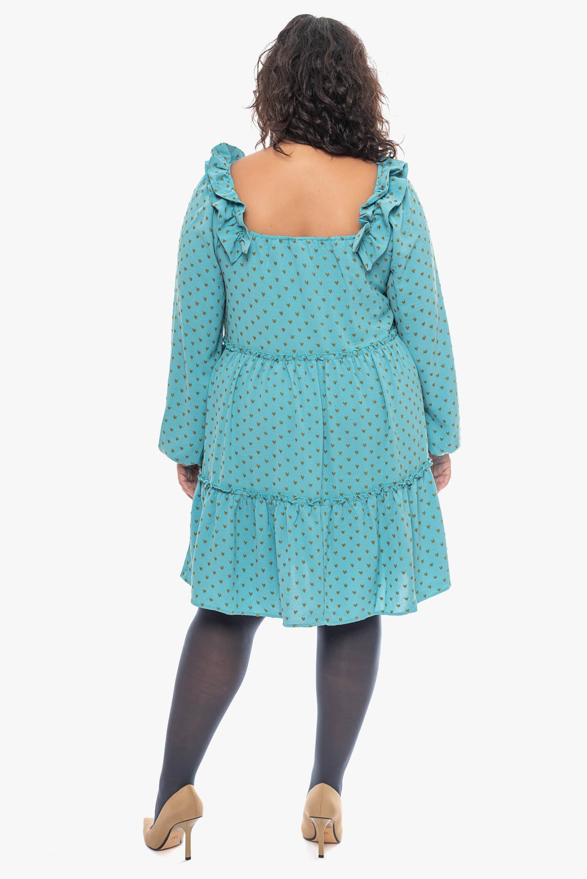 שמלה DAHLIA טורקיז