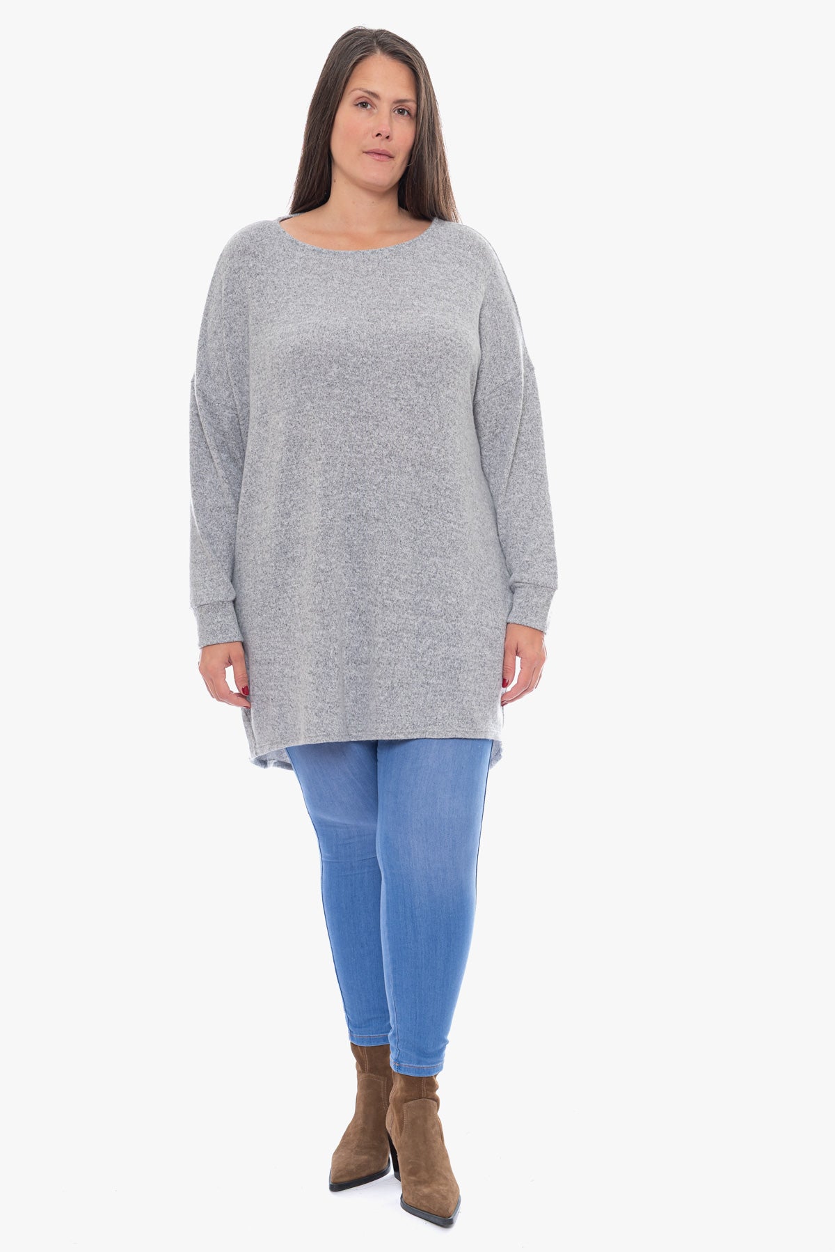 טוניקת סריג SARAH אפורה