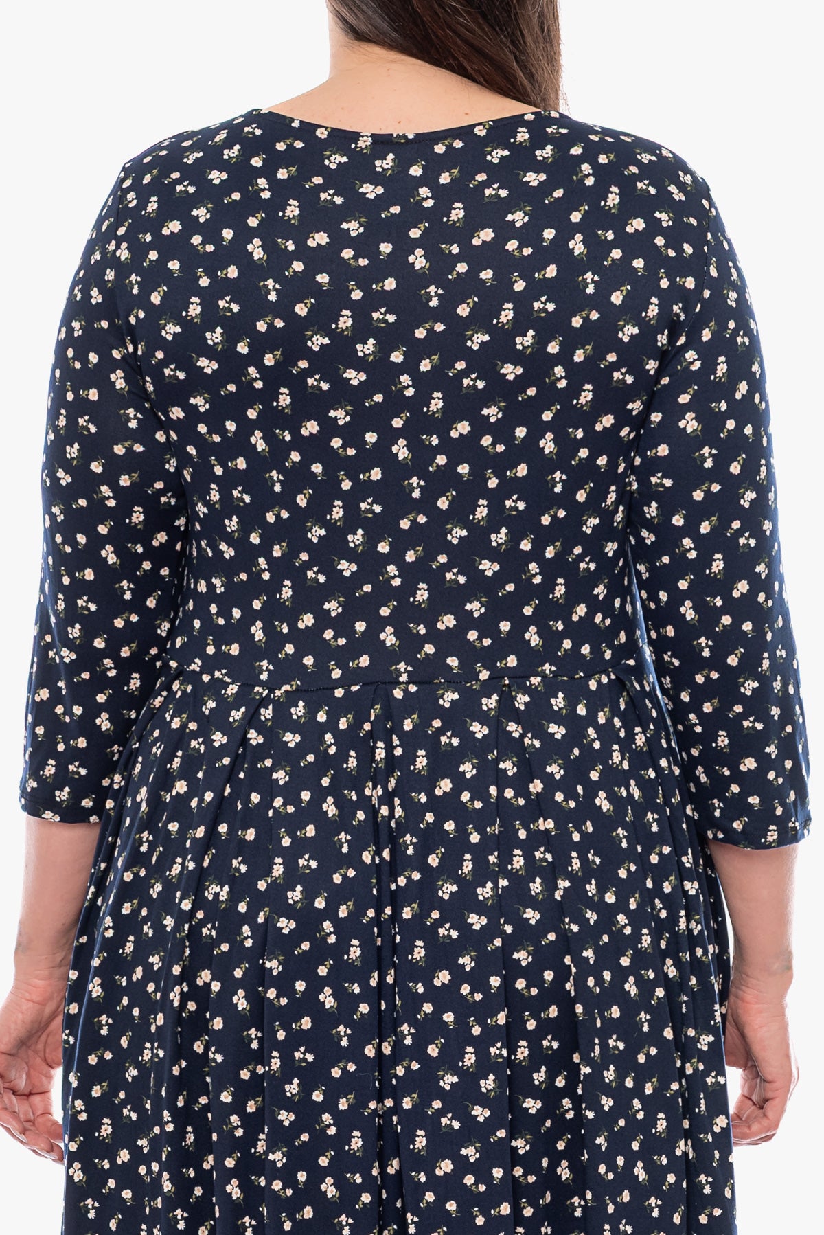 שמלה ALMA פרחונית נייבי