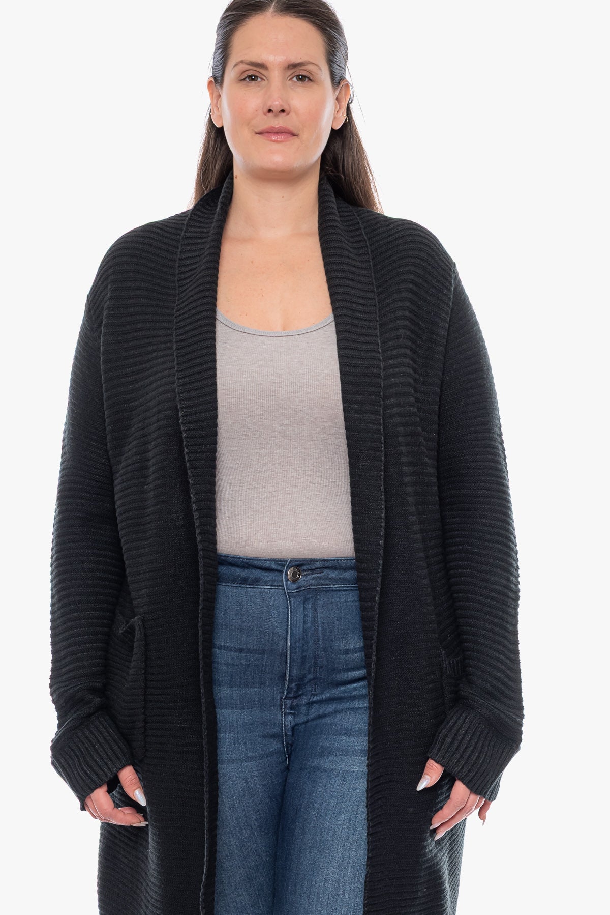 קרדיגן סריג VIVIAN שחור