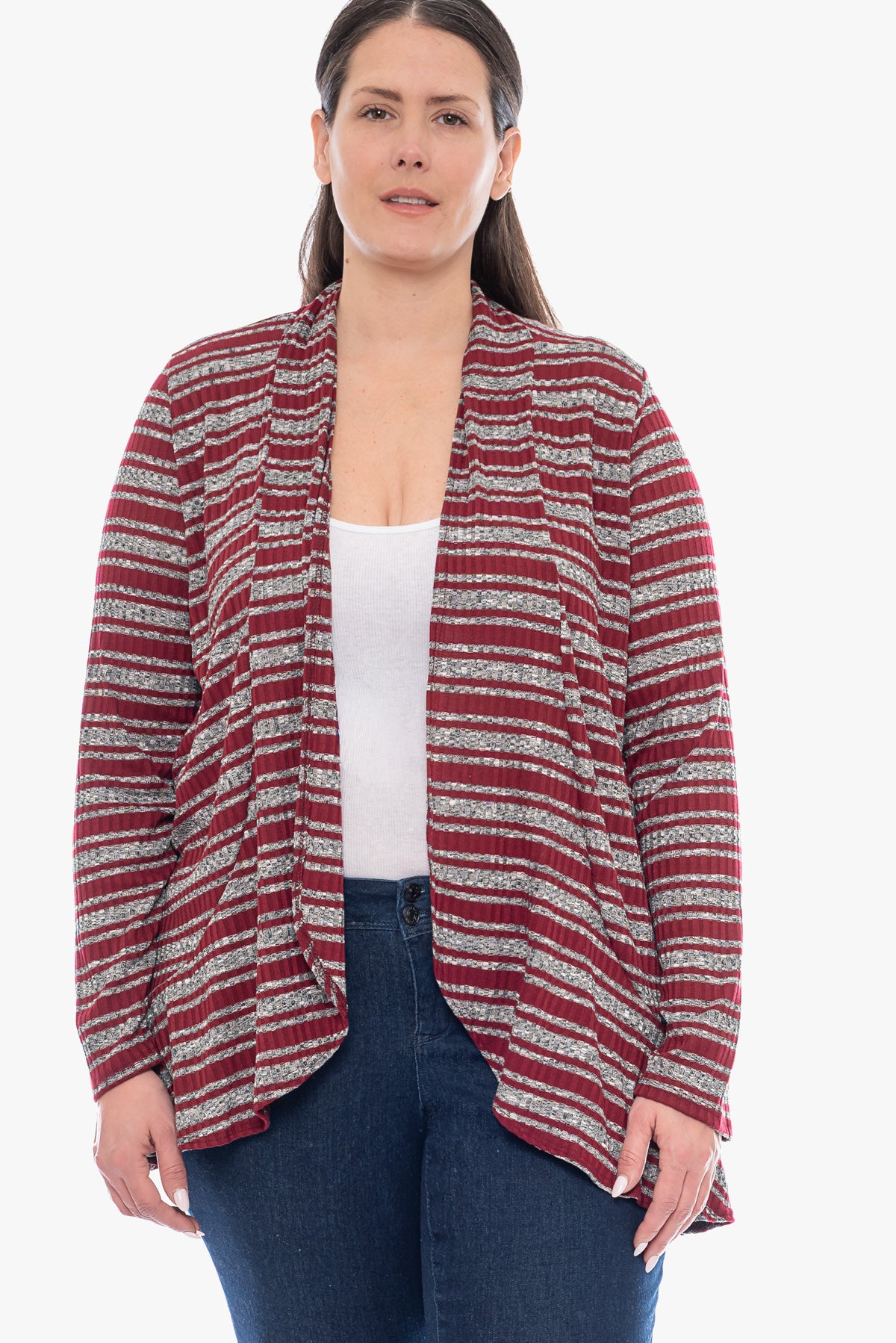 קרדיגן REBECCA בורדו
