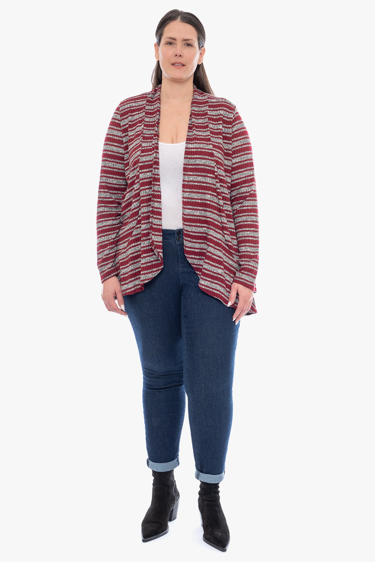 קרדיגן REBECCA בורדו