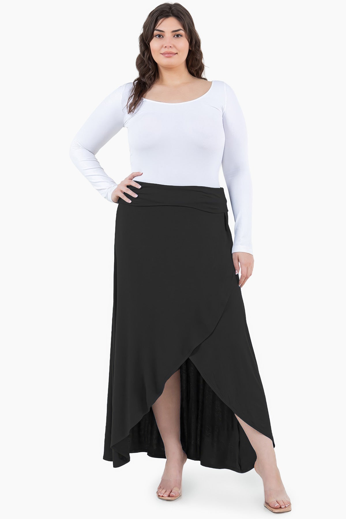 חצאית מקסי MAUREEN שחורה