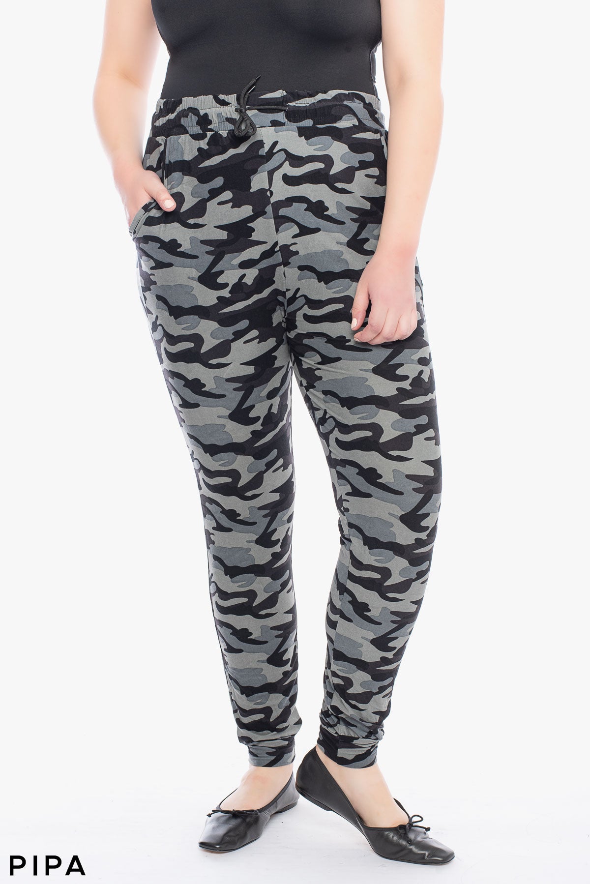 מכנסי SHIRLEY הסוואה אפור